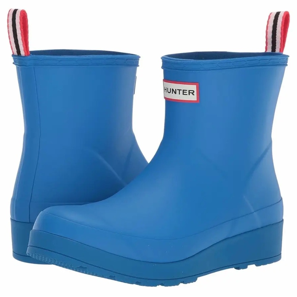 Hunter Original Play Short Wellies in blue